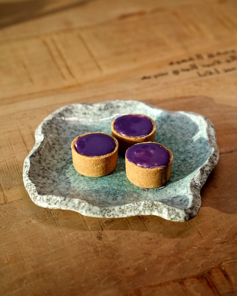 Mini ube cheese cake